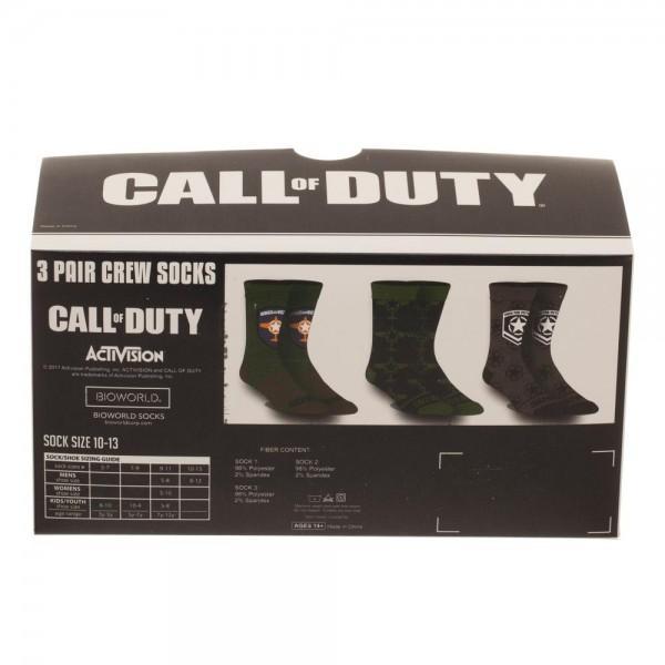 Call of Duty 3 Pair Socks - GearforDuty